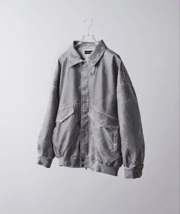 [ CLEL ] 하이 빈티지 디자인 인조 가죽 블루종