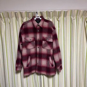 Passy 옴브레 체크 플란넬 자켓