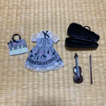 1/6 인형 의류 미니어처 바이올린