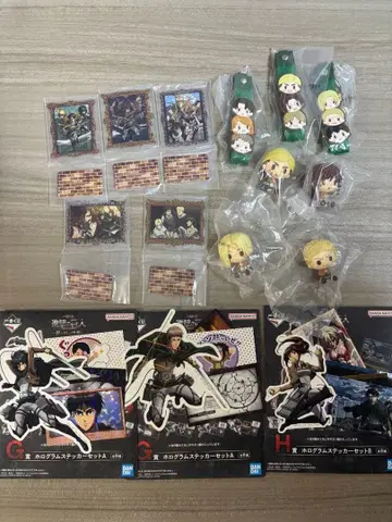 진격의 거인 제일복권 묶음 판매