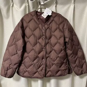 울트라 라이트 다운 릴랙스 자켓 다크 브라운 M