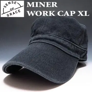 새상품 센스 오브 그레이스 캔버스 워크캡 XL 블랙 빅 사이즈
