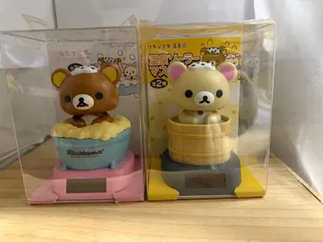 미개봉품 리락쿠마 온천 솔라 마스코트 2종 세트