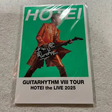 HOTEI GUITARHYTHM VIII TOUR 피크 세트와 스티커
