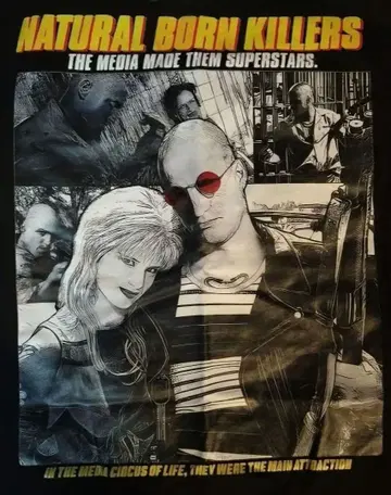 내추럴 본 킬러즈 T셔츠 영화 무비 쿠엔틴 타란티노