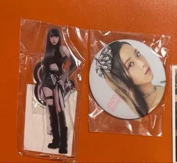 BLACKPINK 지수 캔뱃지 캔배치 아크릴 스탠드 아크릴 스탠드