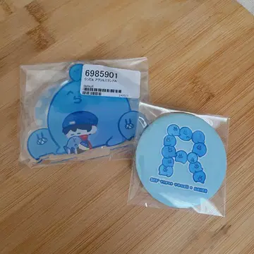 [미사용 새상품] 랏다 연간 굿즈 아크릴 스탠드 도쿄 타워 캔뱃지