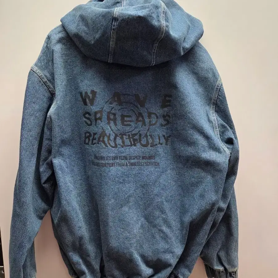 Bts Bangtan Jimin Exhibition Limited Face Denim Zip-up Hoodie New