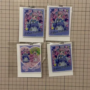 프리파라 라라 파루루 하트데비데비 파티 아크릴 키링