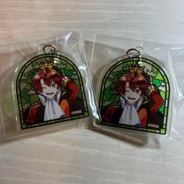 컬러풀 피치 쟈파파님 아크릴 키링