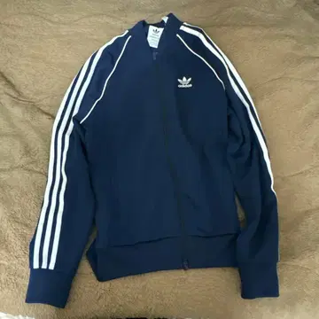 아디다스 네이비 집업 저지