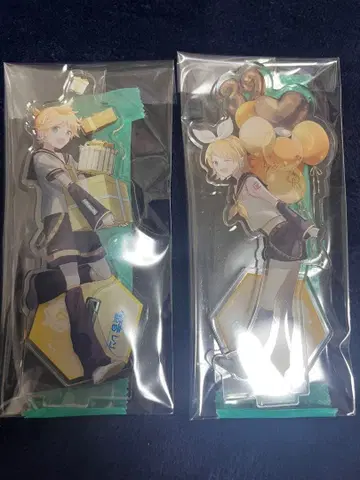 하츠네 미쿠 16th 아크릴 스탠드 카가미네 렌 카가미네 린