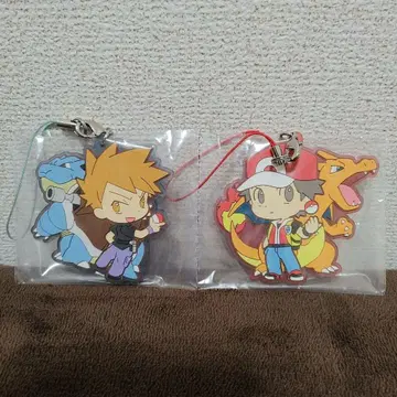 포켓몬스터 포켓몬 트레이너즈 러버 스트랩 레드 그린