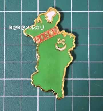 박람회 투르크메니스탄관 핀 배지 지형 투르크메니스탄 파빌리온