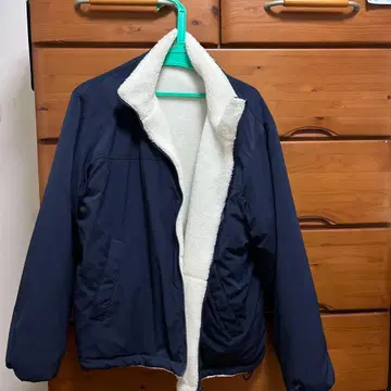 2WAY 리버서블 나일론 x 보아 드로스트 스탠드 블루종 M