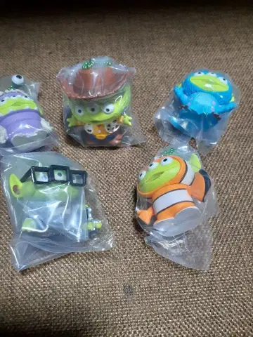 코스튬 에이리언 피규어 마스코트 묶음 판매 5점