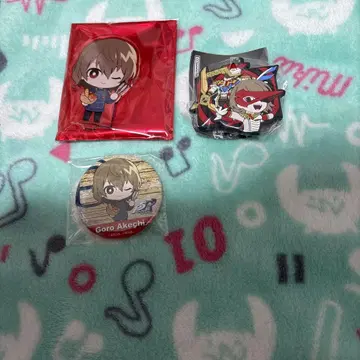 페르소나 5R 아케치 고로 아크릴 스탠드, 캔뱃지, 러버 키링
