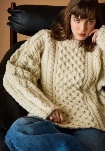 THE SHINZONE 아란 니트 케이블