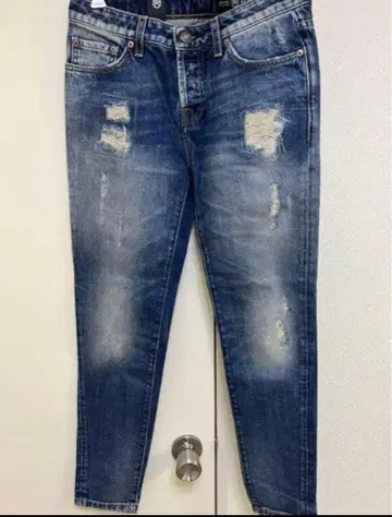 레인 데님 팬츠 인디고 사이즈 25 REIGN 데미지 데님 25