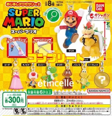 슈퍼 마리오 메지루시 액세서리 2 전 8종 컴플리트 컴프