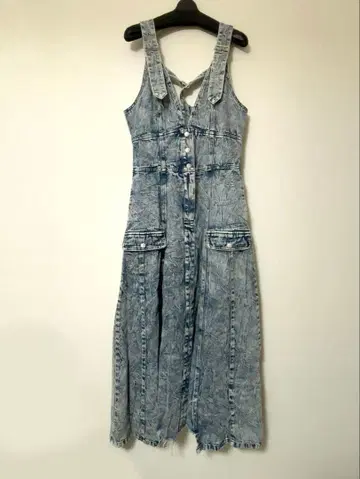 PAGEBOY 페이지 보이 코르셋 데님 드레스 원피스