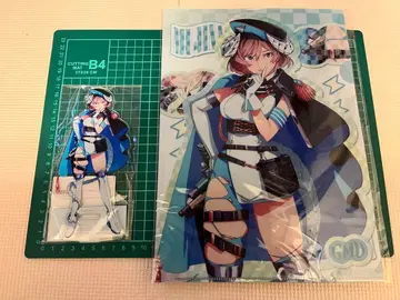 무지나 아크릴 스탠드 & 클리어 파일 모리 온라인 스크래치