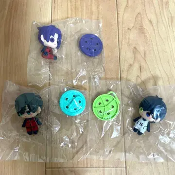 인형 걸이 블루 록 3종 세트