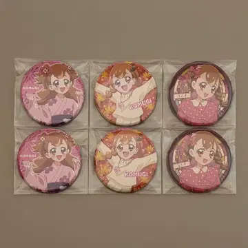 이누카이 코무기 캔뱃지 6종 세트 원더풀 프리큐어