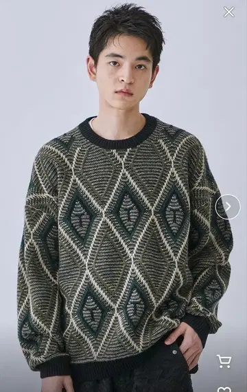 [ TTTMSW ] Diamond pull over knit 니트