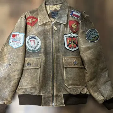 AVIREX G-1 플라이트 자켓 가죽 천연 가죽