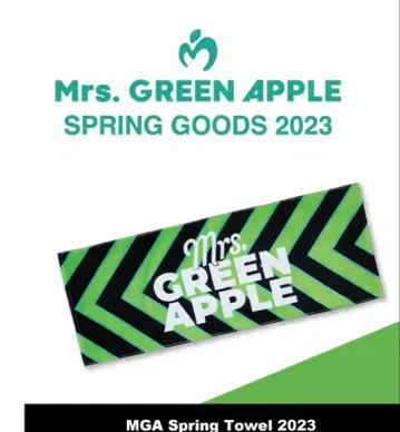 Mrs. GREEN APPLE 2023 Spring 타월