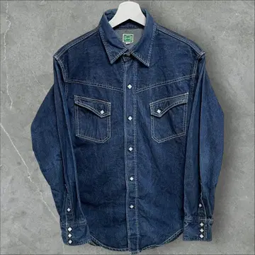 페로우즈 데님 웨스턴 셔츠 사이즈감 다크 네이비