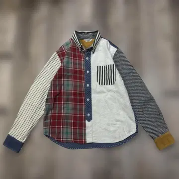 BEAMSBOY의 슈퍼 크레이지 패턴 버튼 다운 셔츠