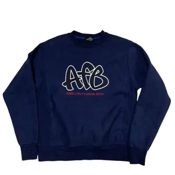 AFB 맨투맨 네이비 M 리버스 위브 타입