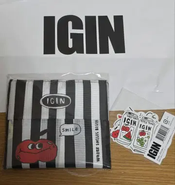 IGIN 팝업 에코백 + 스티커 2세트 BTS JIN