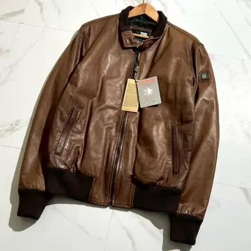 미사용 16만 NARDI 가죽 자켓 양가죽 빈티지 가공 바이커