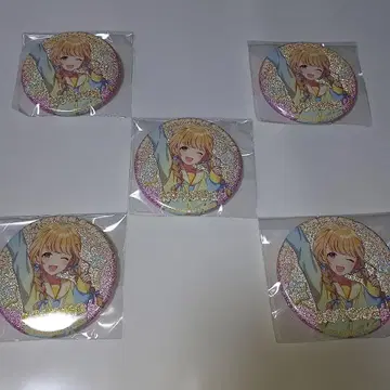 학원 아이돌 마스터 dmm 스크래치 글리터 캔뱃지 후지타 코토네 5개