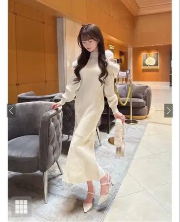 미개봉 GRL 숄더 오픈 퍼 머메이드 니트 원피스 tu1722