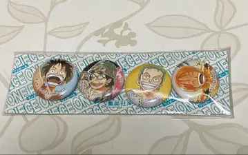 ONE PIECE 스크래치 캔뱃지 4개 세트