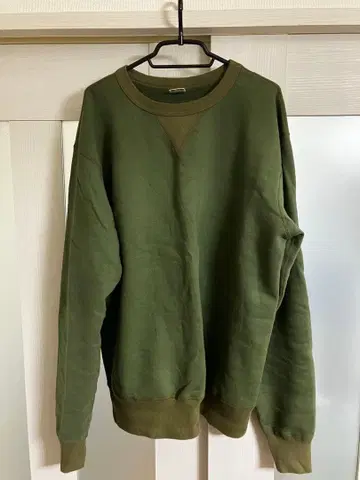 버즈릭슨 Buzz Rickson's XL 올리브 맨투맨