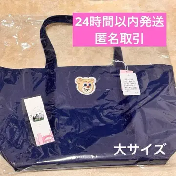 러브리 바이 페이러 올드 테디 토트백 네이비 대