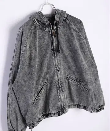 WESTSEA 인디고 염색 데님 후드 자켓 빈티지 라이크