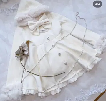 princessmelody 프리메로 리본 타이 달린 후드 롱 코트