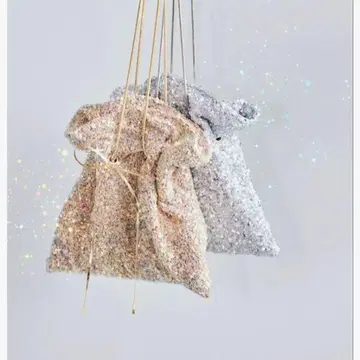 SNIDEL 라메 전개 백 코랄 핑크