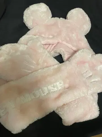 디즈니 미키 머플러 팬캡