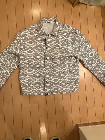 ZARA 기하학 패턴 자켓 XL