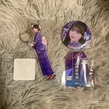 아크릴 키링 배지 스트랩 세트