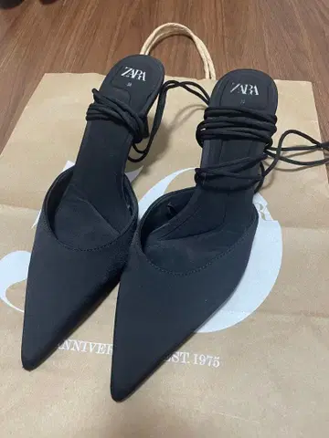 ZARA 핀힐 38 (24.5cm)