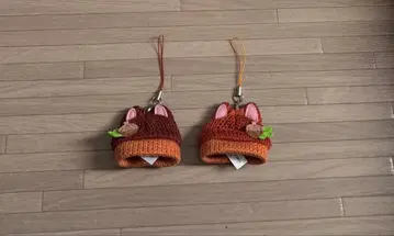 칩과 데일 니트 모자 스트랩