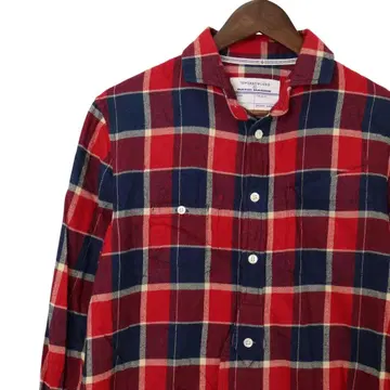 [컨디션 최상] 투모로우랜드 나틱 마린 플란넬 셔츠 체크 일본제 L